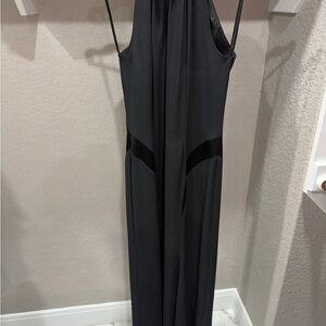 Elegant Black tuxedo style gown